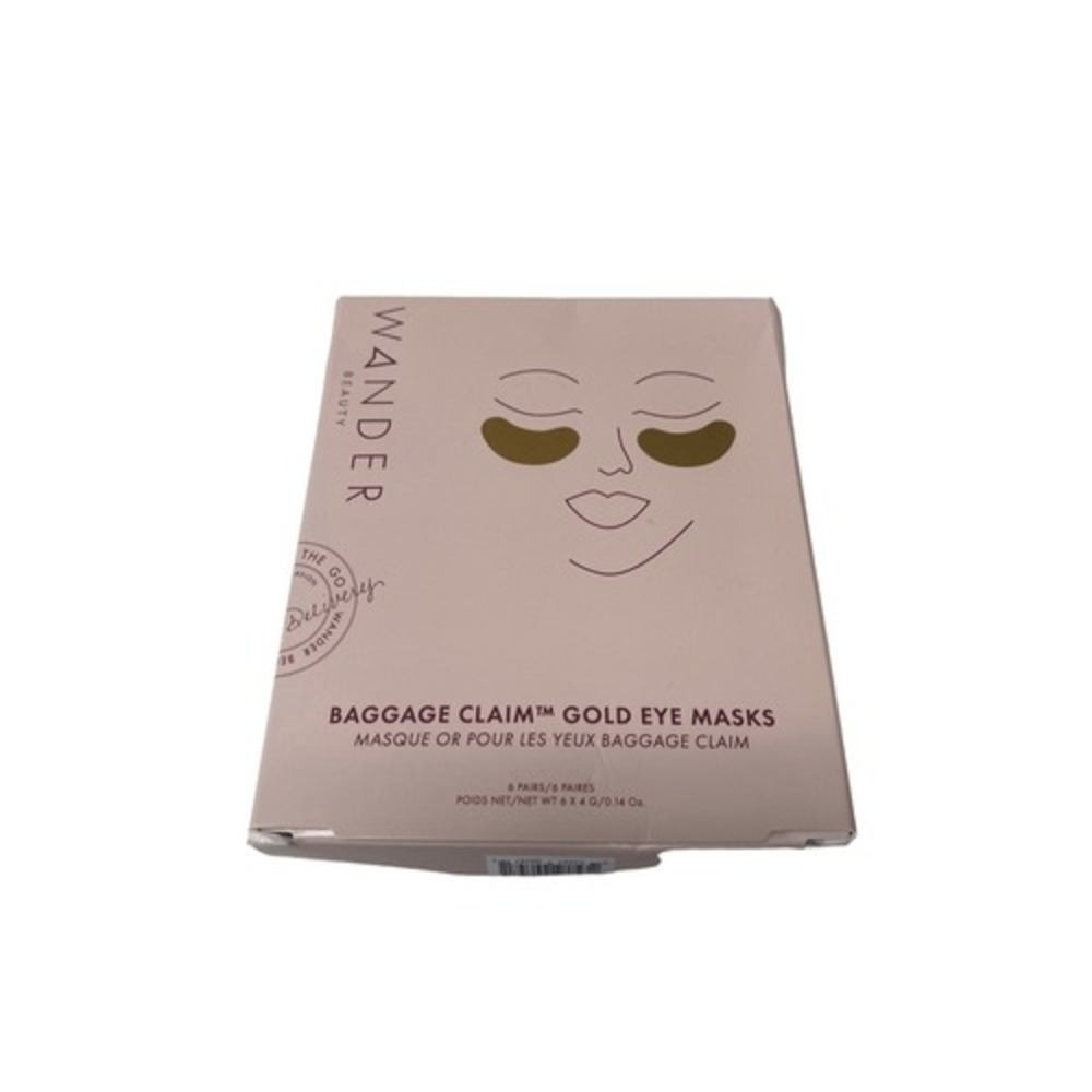 Wander‎ Beauty Baggage Claim Gold Eye Masks ) Pairs
